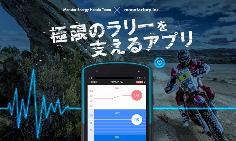 ホンダレーシングチームにスマホアプリを提供 お知らせ 株式会社ムーンファクトリー